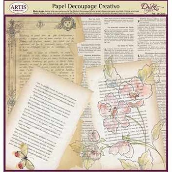 PAPEL DECOUPAGE CARTAS