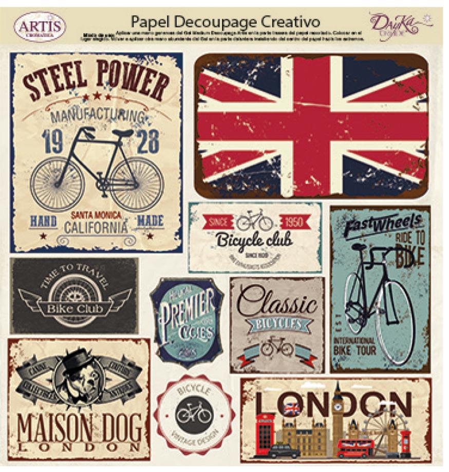 PAPEL DECOUPAGE LONDON