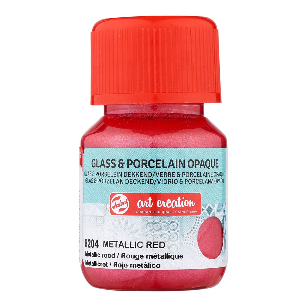 VITRAL OPACO ROJO METALIZADO 30ML