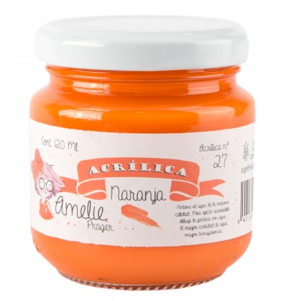 ACRILICA NARANJA 120ML