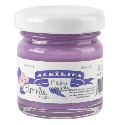 ACRILICO MALVA MORADO 30ML