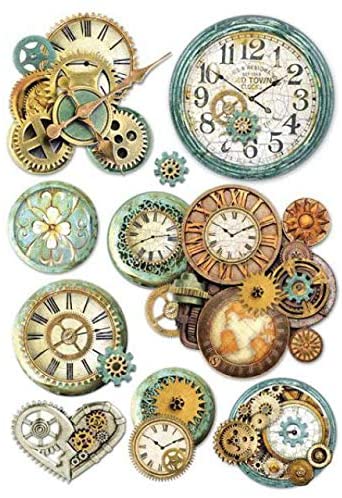 PAPEL ARROZ RELOJ