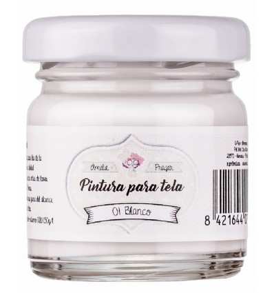 PINTURA TELA BLANCO 30ML