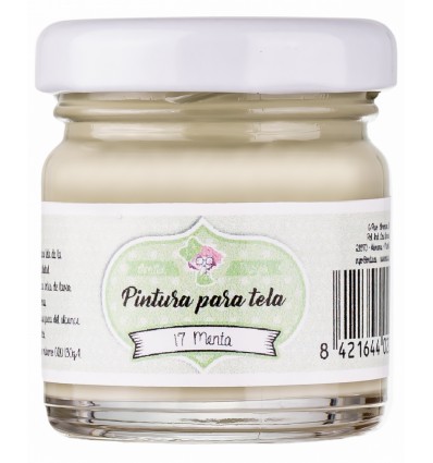 PINTURA TELA MENTA 30ML