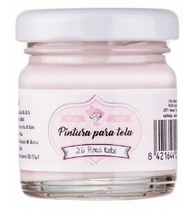 PINTURA TELA ROSA BEBE 30ML