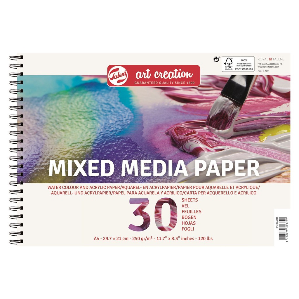 BLOCK MIX MEDIA A4 250GR