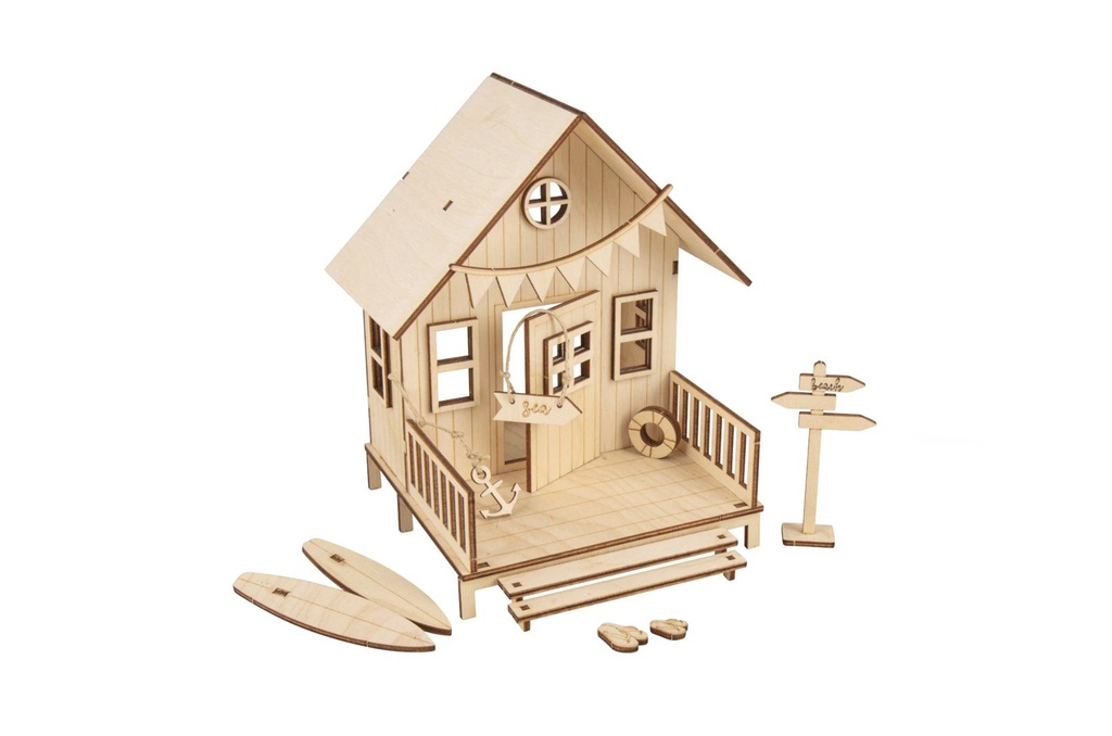 KIT CASITA DE MADERA