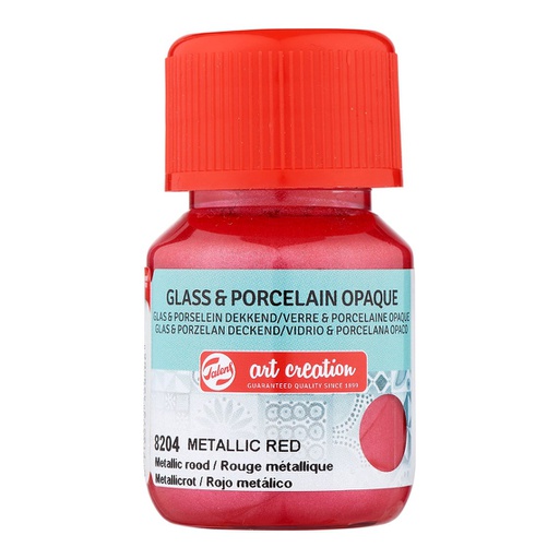 [410382040] VITRAL OPACO ROJO METALIZADO 30ML