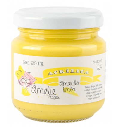 [AM12024] ACRILICA AMARILLO LIMON 120ML