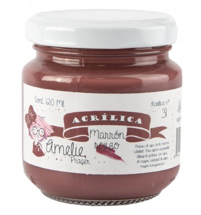 [AM12031] ACRILICA MARRON ROJIZO 120ML