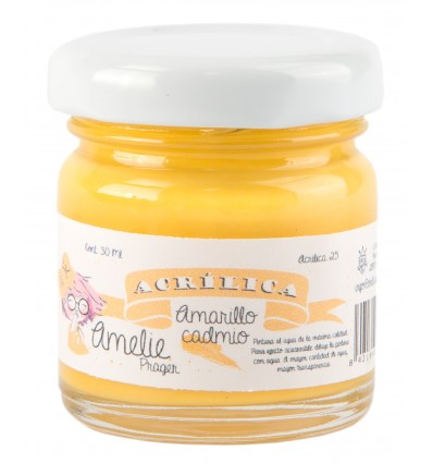 [AMA25] ACRILICO AMARILLO CADMIO 30ML