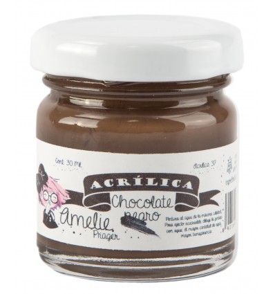 [AMA37] ACRILICO CHOCOLATE NEGRO 30ML