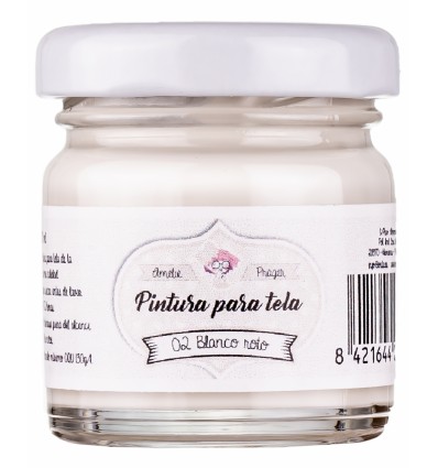 [TA30-02] PINTURA TEXTIL BLANCO ROTO 30ML