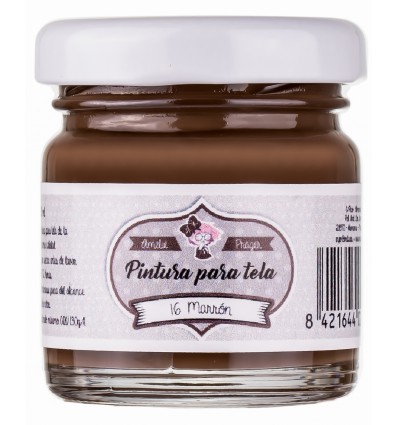 [TA30-16] PINTURA TELA MARRON 30ML