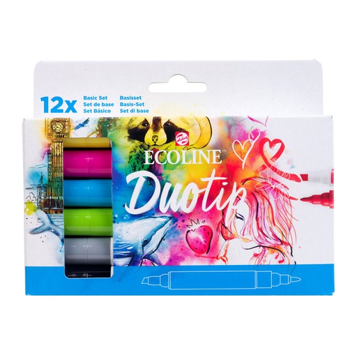 [11609800] ECOLINE DUOTIP BASIC 12