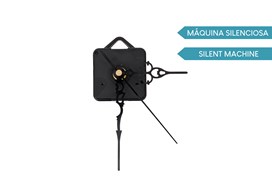 [90437] MAQUINARIA RELOJ PUNTEROS NEGROS