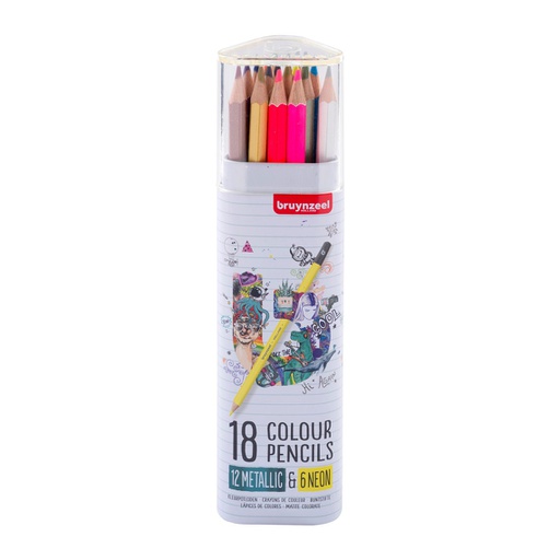 [60212318] LAPICES DE COLORES NEON Y METALICOS