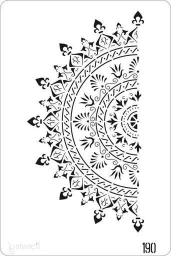 [440190] STENCIL MITAD MANDALA